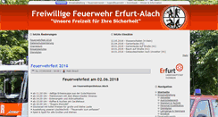 Desktop Screenshot of freiwillige-feuerwehr-erfurt-alach.de